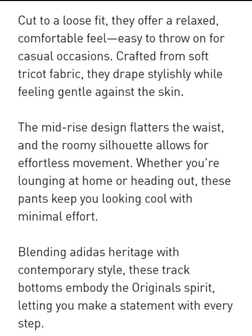 🆕 Women's SIZE M Adidas Loose Fit Firebird Track Pants - Picture 13 of 14